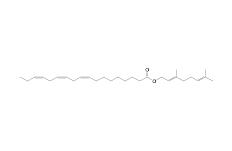 (9Z,12Z,15Z)-(E)-3,7-Dimethylocta-2,6-dien-1-yl octadeca-9,12,15-trienoate