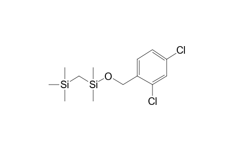 [(2,4-Dichlorobenzyl)oxy](dimethyl)[(trimethylsilyl)methyl]silane