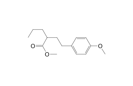 2-[2-(4-methoxyphenyl)ethyl]pentanoic acid methyl ester