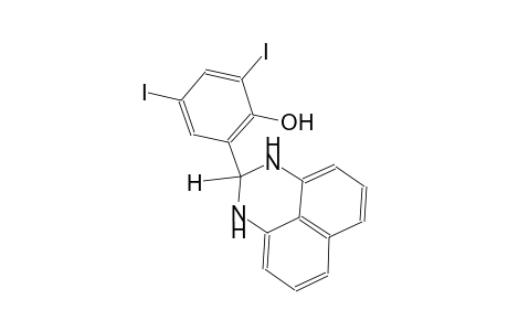 phenol, 2-(2,3-dihydro-1H-perimidin-2-yl)-4,6-diiodo-