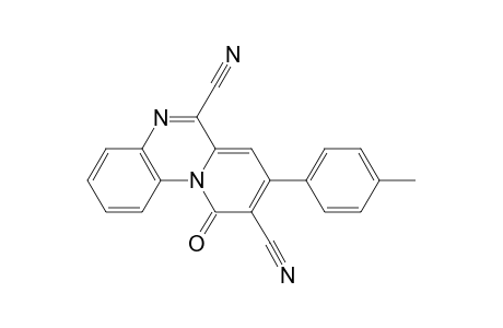 10-Oxo-8-p-tolyl-10H-pyrido[1,2-a]quinoxaline-6,9-dicarbonitrile