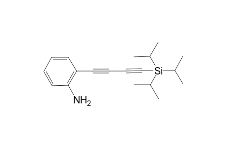 2-((Triisopropylsilyl)buta-1,3-diyn-1-yl)aniline