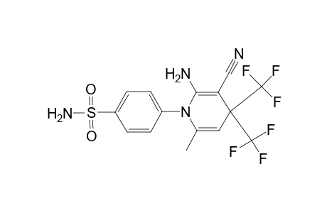 4-(2-Amino-3-cyano-6-methyl-4,4-bis(trifluoromethyl)-1(4H)-pyridinyl)benzenesulfonamide