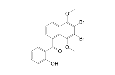 (2'-Hydroxyphenyl) (5,8-Dimethoxy-6,7-dibromonaphthyl) Ketone