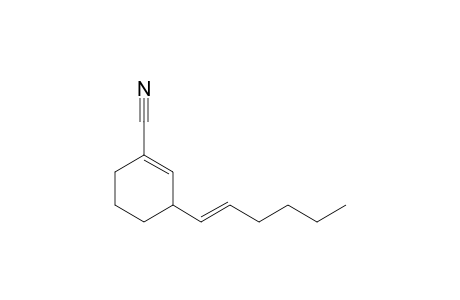 (E)-3-(hex-1en-1-yl)cyclohex-1-enecarbonitrile