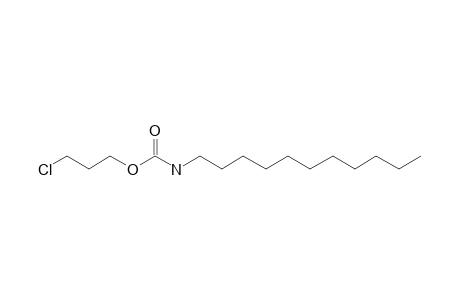 Carbonic acid, monoamide, N-undecyl-, 3-chloropropyl ester