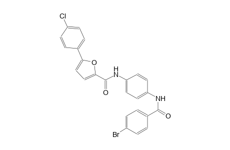 2-furancarboxamide, N-[4-[(4-bromobenzoyl)amino]phenyl]-5-(4-chlorophenyl)-