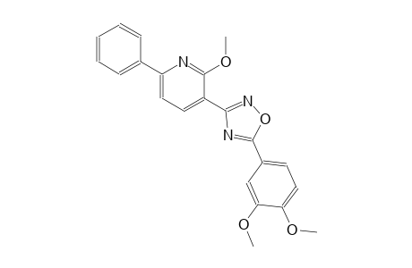 pyridine, 3-[5-(3,4-dimethoxyphenyl)-1,2,4-oxadiazol-3-yl]-2-methoxy-6-phenyl-