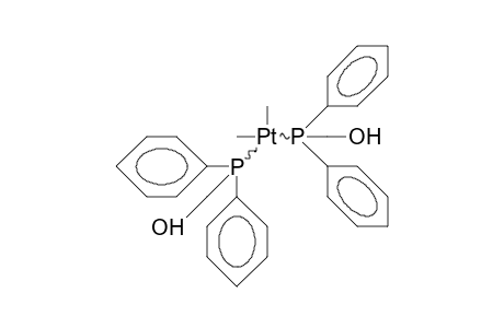 cis-Bis(diphenyl-hydroxymethyl-phosphino)-dimethyl platinum