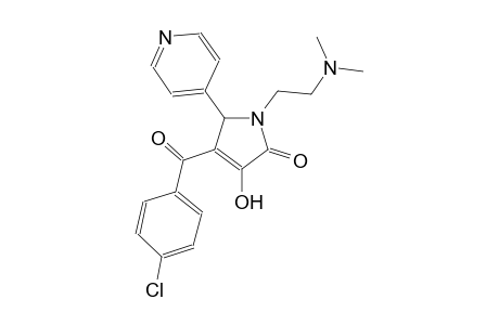 2H-pyrrol-2-one, 4-(4-chlorobenzoyl)-1-[2-(dimethylamino)ethyl]-1,5-dihydro-3-hydroxy-5-(4-pyridinyl)-