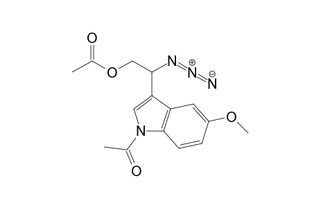 2-(1-Acetyl-5-methoxyindol-3-yl)-2-azidoethyl acetate