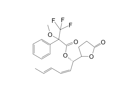 .alpha.-methoxy - .alpha.-trifluorophenylacetatre ester of sapinofuranone A