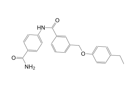 N-[4-(aminocarbonyl)phenyl]-3-[(4-ethylphenoxy)methyl]benzamide