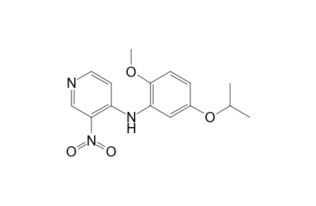 (5-isopropoxy-2-methoxy-phenyl)-(3-nitro-4-pyridyl)amine