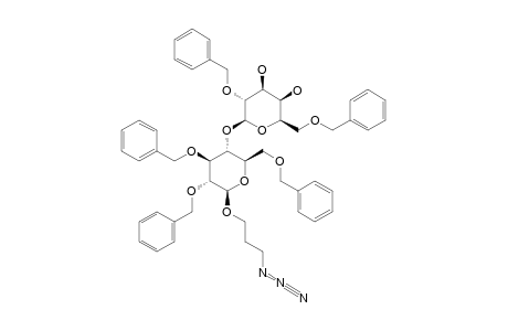 3-AZIDOPROPYL-4-O-(2,6-DI-O-BENZYL-BETA-D-GALACTOPYRANOSYL)-2,3,6-TRI-O-BENZYL-BETA-D-GLUCOPYRANOSIDE