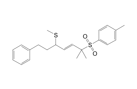 (E)-5-Methylthio-2-methyl-7-phenyl-2-tosyl-3-heptene