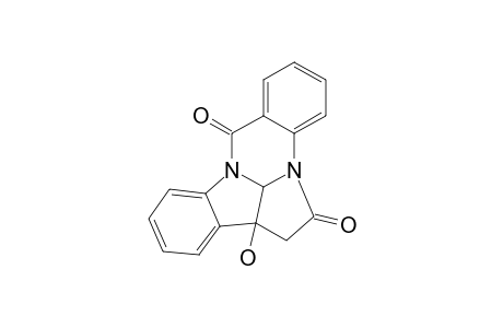 3-Hydroxy-2H-pyrrolo[2,3-b]indolo[5,5a,6-b,a]quinazoline-9-(8H),7'-dione