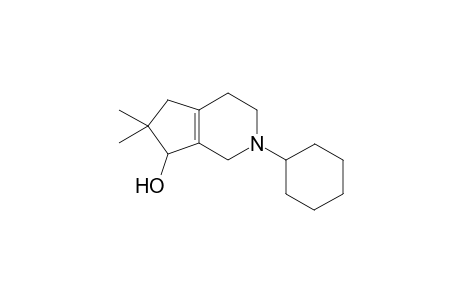 2-Cyclohexyl-2,3,4,5,6,7-hexahydro-6,6-dimethyl-1H-[2]-pyrinden-7-ol