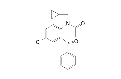 2-Cyclopropyl-methylamino-5-chlorobenzophenone AC
