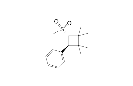 trans-(2,2,3,3-Tetramethyl-4-(methylsulfonyl)cyclobutyl)benzene