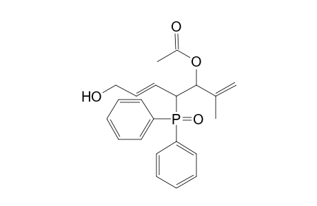 (4RS,5SR)-(E)-5-Acetoxy-4-diphenylphosphinoyl-6-methylhepta-2,6-diene-1-ol