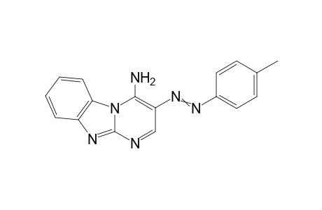 3-(p-Tolyldiazenyl)benzo[4,5]imidazo[1,2-a]pyrimidin-4-amine