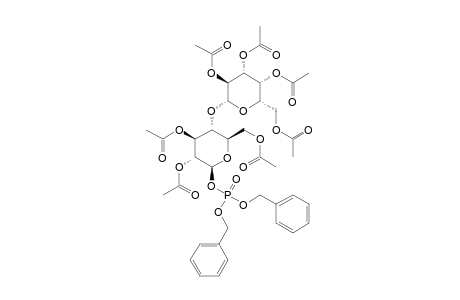 DIBENZYL-(HEPTA-O-ACETYL-BETA-D-LACTOSYL)-PHOSPHATE