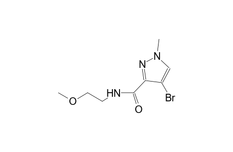 4-bromo-N-(2-methoxyethyl)-1-methyl-1H-pyrazole-3-carboxamide