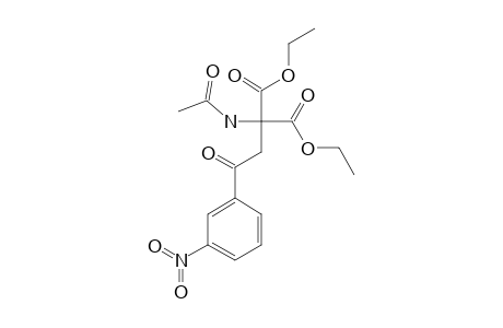 DIETHYL-2-[2-(3-NITROPHENYL)-2-OXOETHYL]-ACETAMIDO-MALONATE