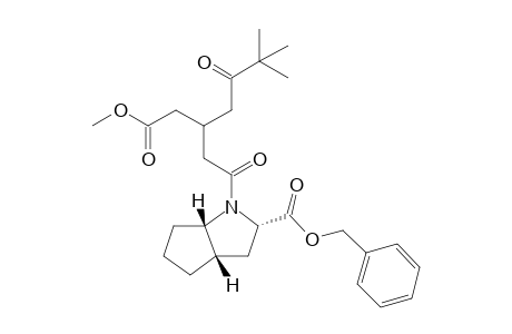 Methyl 6,6-Dimethyl-5-oxo-3-[2-[3-(benzyloxycarbonyl)-2-azabicyclo[3.3.0]oct-2-yl]-2-oxoethyl]heptanoate