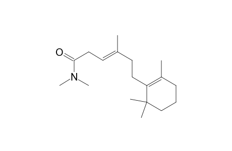 (E)-N,N,4-trimethyl-6-(2,6,6-trimethyl-1-cyclohexenyl)-3-hexenamide