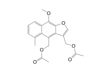 Naphtho[2,3-b]furan-3,4-dimethanol, 9-methoxy-5-methyl-, diacetate