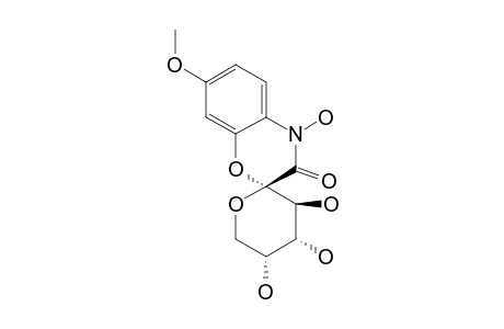 (2S)-3',4,4',5'-TETRAHYDROXY-D-ARABINO-7-METHOXY-2H-1,4-BENZOXAZIN-2-SPIRO-2'-PYRAN-3(4H)-ONE