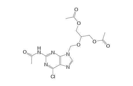 2-{[2-(acetylamino)-6-chloro-9H-purin-9-yl]methoxy}-3-(acetyloxy)propyl acetate