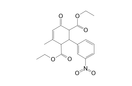 4-Methyl-2-(3-nitro-phenyl)-6-oxo-cyclohex-4-ene-1,3-dicarboxylic acid diethyl ester