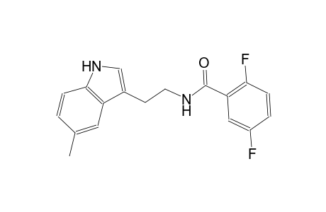 2,5-difluoro-N-[2-(5-methyl-1H-indol-3-yl)ethyl]benzamide