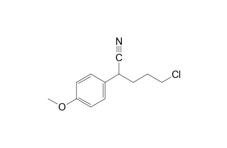 5-chloro-2-(p-methoxyphenyl)valeronitrile