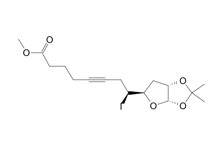 3,5,6-DEOXY-1,2-ISOPROPYLIDENE-5-IODO-6-(METHYLHEX-1-YNOATE)-ALPHA-D-RIBOHEXOFURANOSE