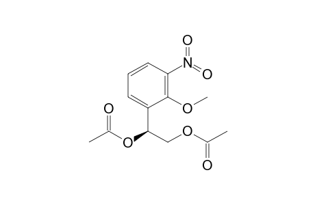 (S)-Acetic acid 2-Acetoxy-2-(2-methoxy-3-nitrophenyl)ethyl ester