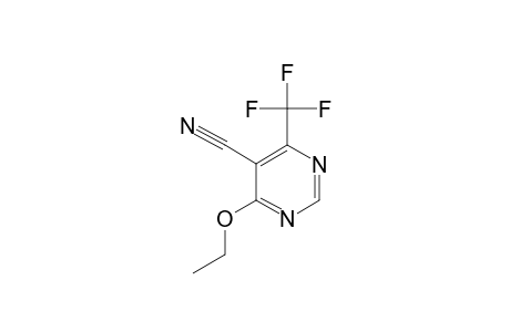 4-ETHOXY-6-(TRIFLUOROMETHYL)-5-PYRIMIDINECARBONITRILE