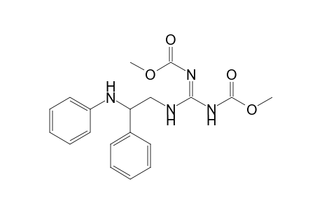 1,2-Bis(methoxycarbonyl)-3-(2-anilino-2-phenylethyl)guanidine