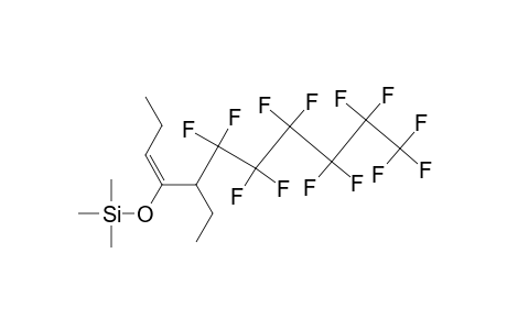 (E)-5-Ethyl-6,6,7,7,8,8,9,9.10,10,11,11,11-tridecafluoro-4-trimethylsiloxy-3-undecene