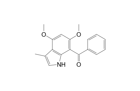7-Benzoyl-4,6-dimethoxy-3-methylindole