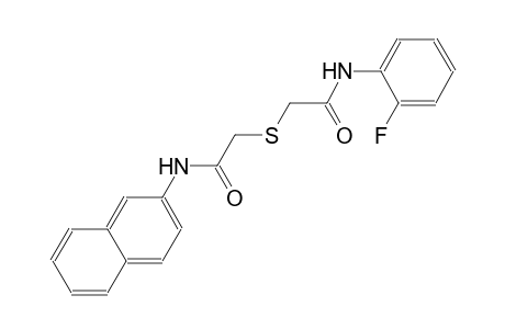 2-{[2-(2-fluoroanilino)-2-oxoethyl]sulfanyl}-N-(2-naphthyl)acetamide
