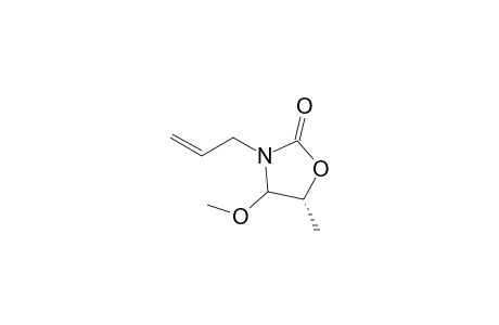 5-Methyl-3-allyl-4-methoxy-1,3-oxazolidin-2-one