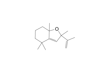 Benzofuran, 2,4,5,6,7,7a-hexahydro-2,4,4,7a-tetramethyl-2-(1-methylethenyl)-