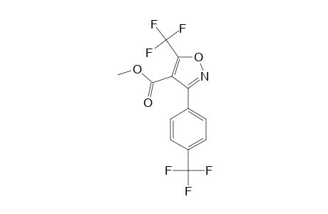 METHYL-5-(TRIFLUOROMETHYL)-3-[4-(TRIFLUOROMETHYL)-PHENYL]-4-ISOXAZOLE-CARBOXYLATE