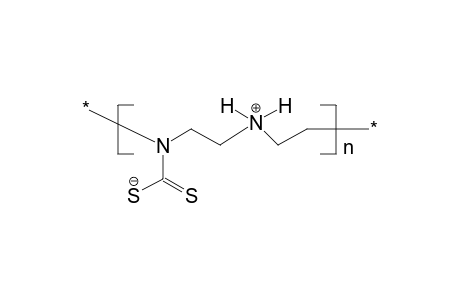 Poly[(n-dithiocarboxylato)iminoethylenehydrogeniminoethylene]