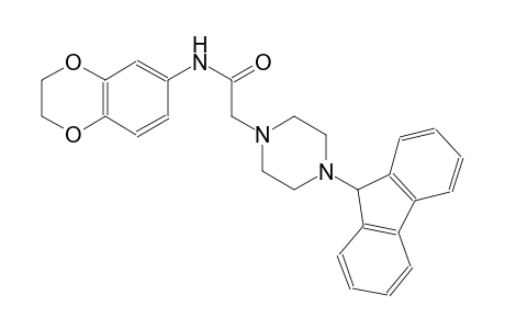 1-piperazineacetamide, N-(2,3-dihydro-1,4-benzodioxin-6-yl)-4-(9H-fluoren-9-yl)-