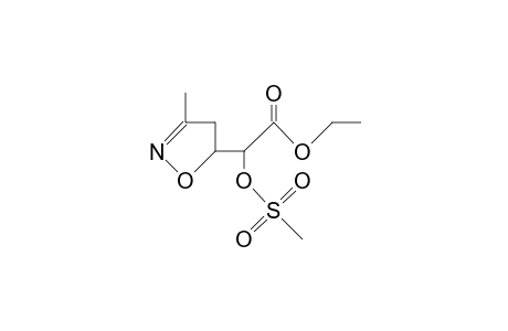 erythro-Methylsulfonyloxy-(3-methyl-4,5-dihydro- isoxazol-5-yl)-acetic acid, ethyl ester